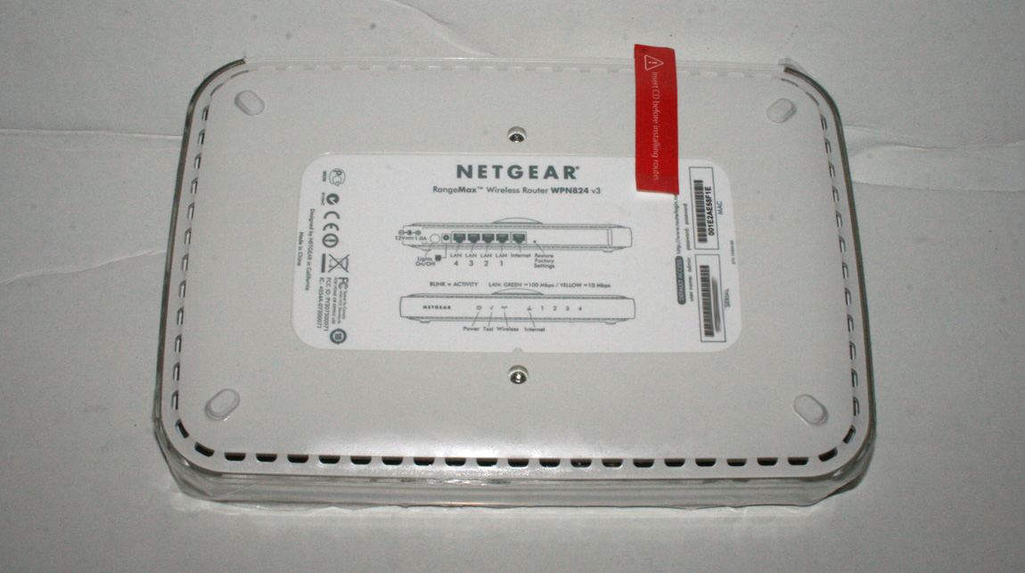 Netgear rangemax wpn824 v2 installation software